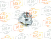 922100303, Nut, Lock, Flanged, 6mm, Kawasaki