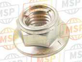 922100493, Nut, Flanged, Lock, 8mm, Kawasaki