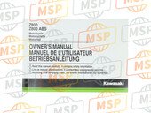 999761871, Owner'S Manual, En/fr/ge, Z, Kawasaki