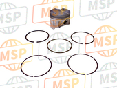 1210032C00040, Kit Piston GSF400, M, N, P(Bandit, Suzuki, 1