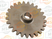 1632149H00, Gear, Oil Pump Idle (NT:25), Suzuki, 2