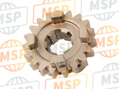 2436114D01, Gear, 6TH Driven  (NT:19), Suzuki