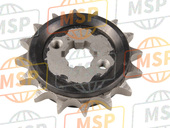 2751019D00, Sprocket, Engine (NT:16), Suzuki, 1