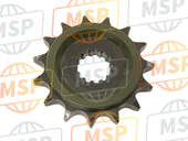 2751048B00, Sprocket, Engine (NT:15), Suzuki