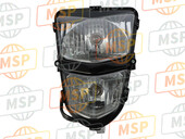 3510007G00019, Headlamp Assy (Black), Suzuki