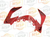 5182108J00YVZ, Cover, Headlamp Upper  (Red), Suzuki, 2