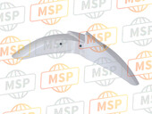 5311038G11YWW, Fender, Front (White), Suzuki, 3