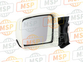 5660010G30YPA, Mirror, Rear View Lh (White), Suzuki