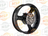 6411106G20019, Wheel, Rear  (17M/CXMT4.00) (Black), Suzuki, 2