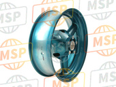 6411117E111ZV, Wheel, Rear (17XMT5.50)  (Green), Suzuki