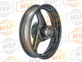 6411134C0017U, Wheel, Rear (MT3.50X17)  Gray, Suzuki