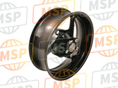 6411137H00019, Wheel, Rear  (17M/CXMT5.50) (Black), Suzuki