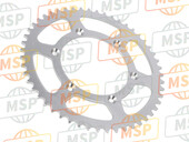 6451102J00, Sprocket, Rear (NT:51), Suzuki, 1