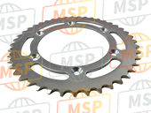 6451114D80, Sprocket, Rear (NT:44- 520), Suzuki, 1