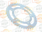 6451140F40, Sprocket, Rear (NT:45), Suzuki, 2