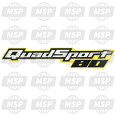 6813140B20NT3, Emblem, "Quad Sport", Suzuki, 1