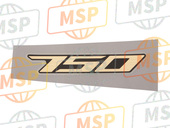 6816108J00JSV, Emblem "750".R GSR750/L1, Suzuki