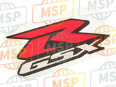 6868141G00DCD, Emblema"Gsxr", Suzuki, 1