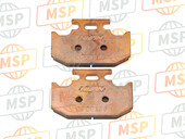 6910003820, Pastillas De Freno Juego (Nas) TS125, Suzuki, 2