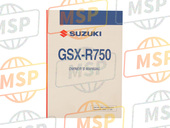 9901102H5001A, Owners Manual GSX-R750/K6, Suzuki