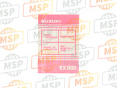 9901145C55GDU, Bedienungsanleitung VX800-T, Suzuki, 1