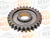 15A156510100, Gear, Kick Idle (28T), Yamaha, 1