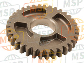 15A172210000, Gear, 2E Wiel, Yamaha, 2