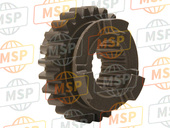 1S3172410000, Gear, 4E Wiel, Yamaha