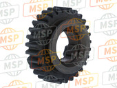 1TX172510000, Gear, 5E Wiel, Yamaha, 2