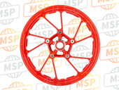 1XB2516800P5, Gegoten Wheel, Voorkant, Yamaha, 2