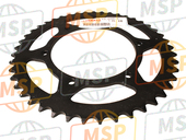 3CK254450033, Sprocket, Aangedreven, Yamaha