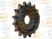 3RM174600000, Sprocket, Drive (16T), Yamaha, 2