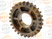 55V172410000, Gear, 4E Wiel, Yamaha