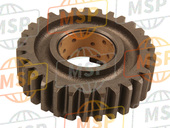 4H7171410000, Gear, 4TH Pinion, Yamaha, 1