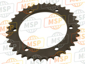 4KG254382000, Sprocket,  Driven (38T) XJR1200, Yamaha, 2