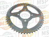 5HP254542000, Sprocket, Driven (54T), Yamaha, 1