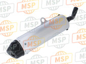 5PA147530000, Silencer, Uitlaat, Yamaha