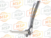 5SL274300200, Voetsteun Achter Assy 1, Yamaha, 3