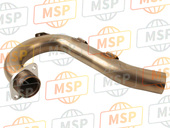 5TG146111100, Pipe, Exhaust 1, Yamaha