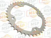 5TG254381000, Sprocket, Driven (38T), Yamaha