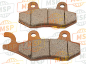 5TGW00453200, Remblokken Set, Yamaha, 1