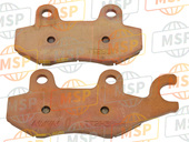 5TGW00453200, Remblokken Set, Yamaha, 2