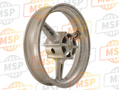 5VSW251600P0, Gegoten Wheel, Voorkant, Yamaha