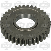 5VY172410000, Gear, 4TH Wheel (35T), Yamaha, 1