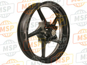 5VY251680098, Gegoten Wheel, Voorkant, Yamaha