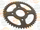 5WXF54460000, Sprocket, Aangedreven (47T), Yamaha