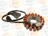 5YU814100100, Stator Complet, Yamaha, 2