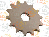 9383A1405400, Sprocket,Drive 14T (2HG1746140), Yamaha, 1