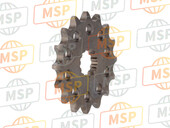 9384E1619100, Sprocket,  Drive (16, Yamaha