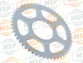 B5GF54520000, Sprocket, Aangedreven (, Yamaha